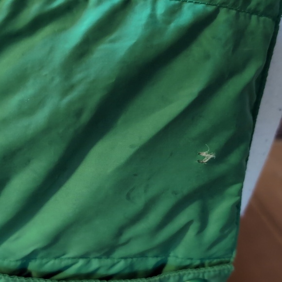 LAND’S END Down Filled Quilted Vest BRIGHT Green WMS Size M - Picture 13 of 14